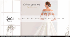 Desktop Screenshot of cancan-novias.com